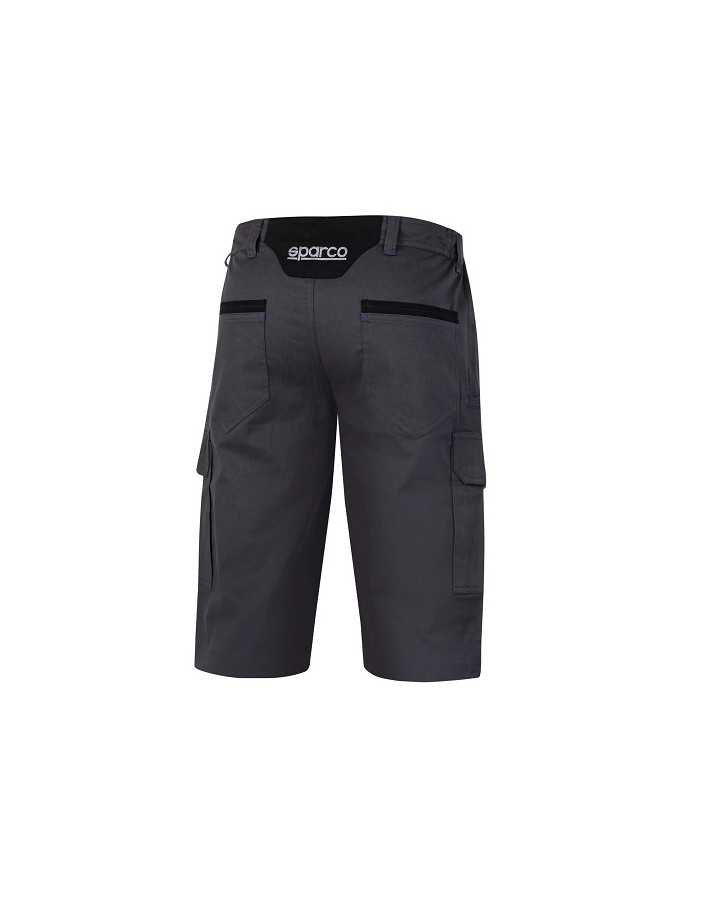SPARCO PANTALONI BERMUDA CARGO GRIGIO SCURO TG.L