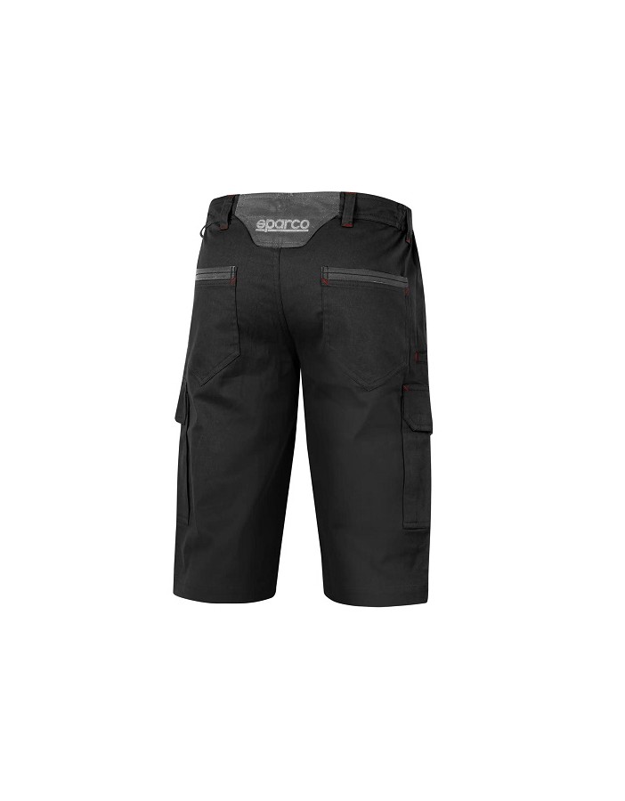 SPARCO CARGO BERMUDA PANTS BLACK SIZE. XL