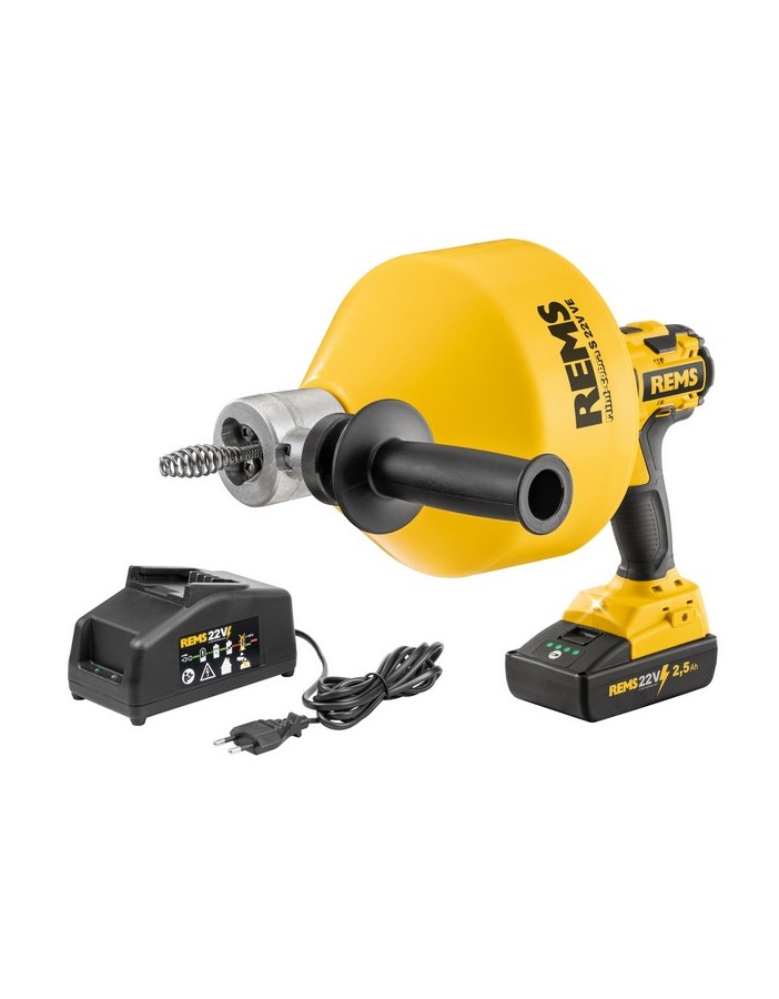 Rems Mini-Cobra S 22V VE Set Sturatubi manuale...