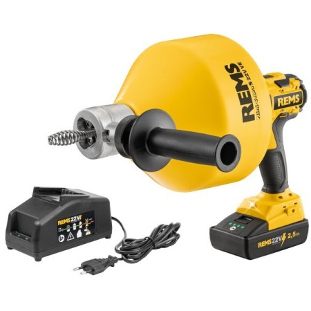 Rems Mini-Cobra S 22V VE Set Sturatubi manuale in cartone
