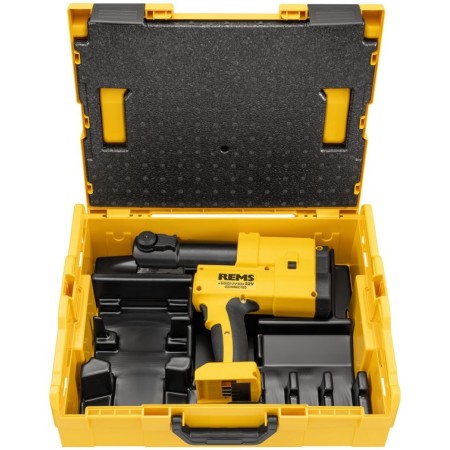 Rems Akku-Press 22V ACC Connected Basic-Pack\P L-Boxx Pinzatrice a batteria