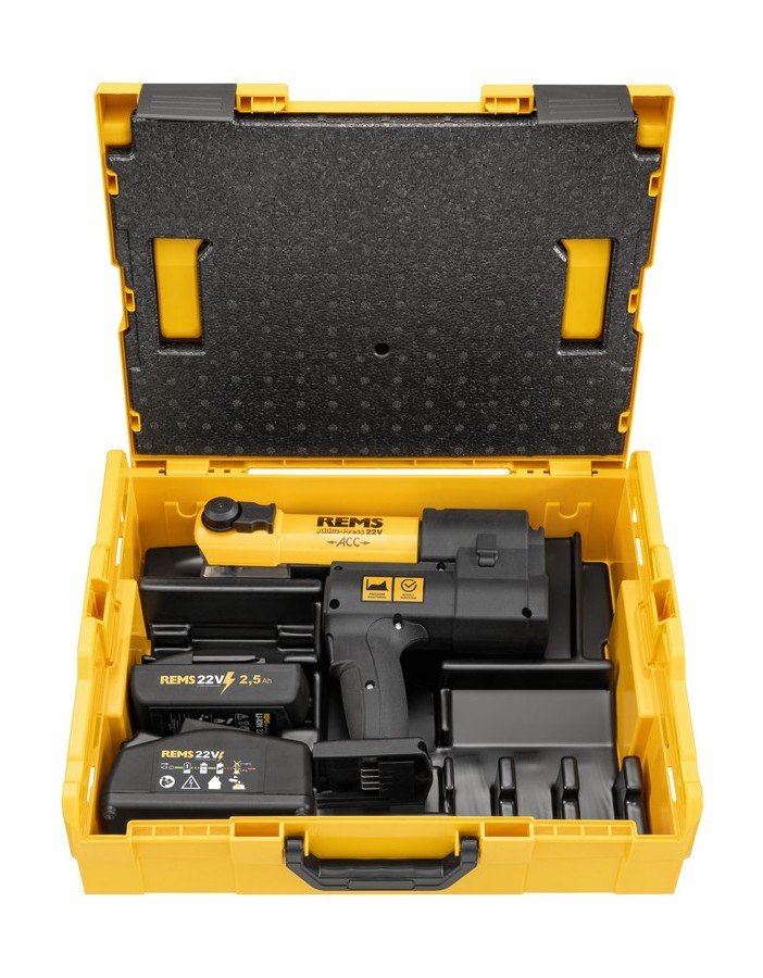 Rems Akku-Press 22V ACC Basic-Pack L-Boxx...