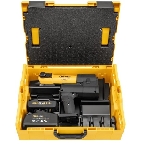 Rems Akku-Press E 22V ACC Basic-Pack L-Boxx Akku-Heftgerät