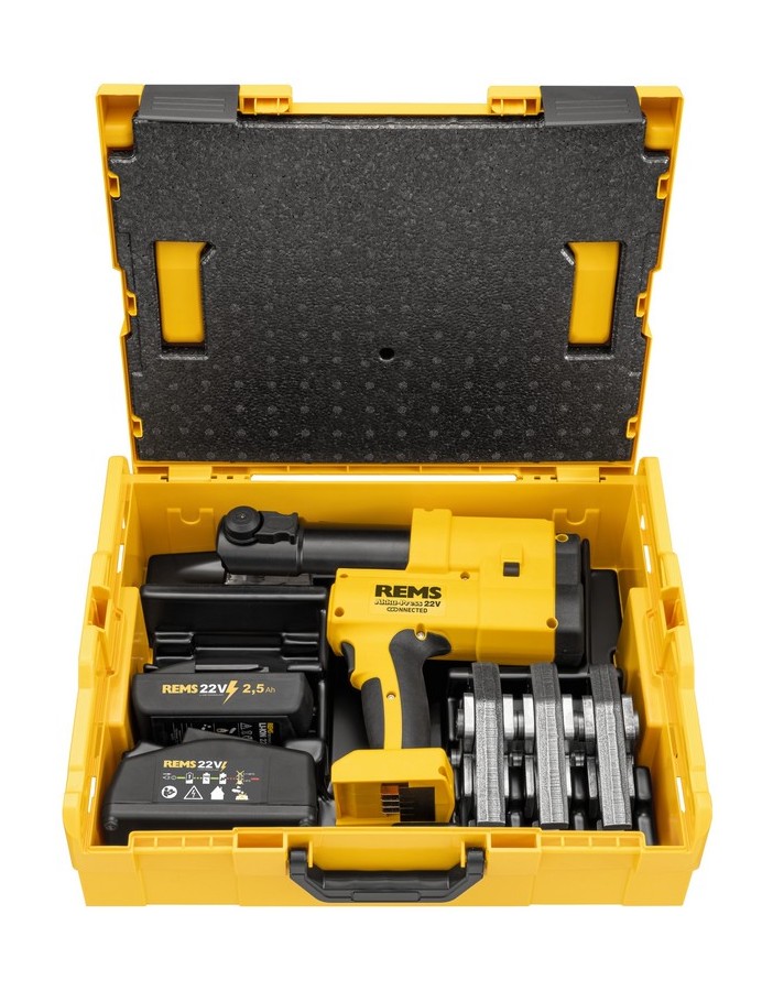 Rems Akku-Press 22V Connected Set V Akku-Tacker...