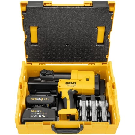 Rems Akku-Press 22V Connected Set V Akku-Tacker 15+22+28 L-Boxx