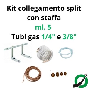 Kit de instalación de aire acondicionado individual - 5 m...