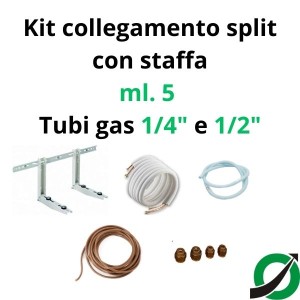 Reblotech Kit installazione climatizzatore mono - 5 mt...