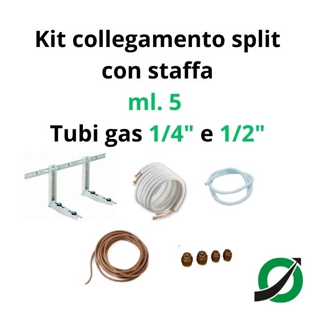 Kit d'installation de climatiseur simple - 10 m...