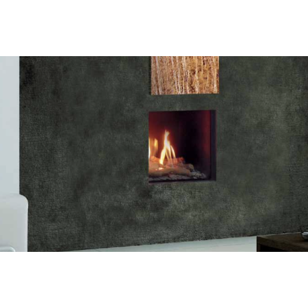 Italkero QUADRO 40  Braciere da incasso indoor Inox a gas GPL 15,5 kw