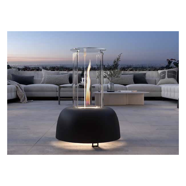 Italkero TORCIA 90 Brasero embossé COULEUR RAL couverture souhaitée gaz naturel 2,95 kw