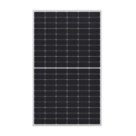 Sharp NU-JC410B Modulo bifacciale da 580 wp Half Cut cell cornice grigia back sheet bianco 2278x1134x30 mm