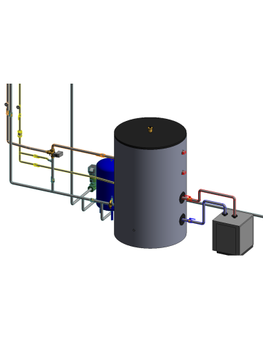 Custom 3D diagram for connecting purchased...