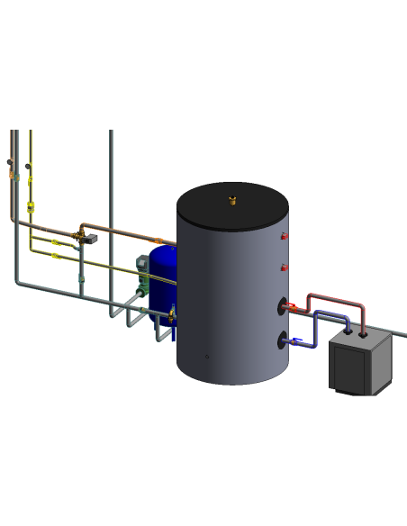 Custom 3D diagram for connecting purchased equipment – online service