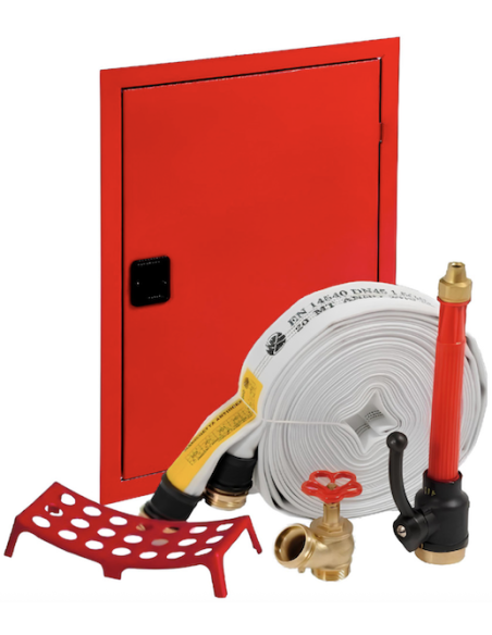 Ziggiotto Fireproof Box Cuba DN 45 20 m Gold RAL 1036 Set up