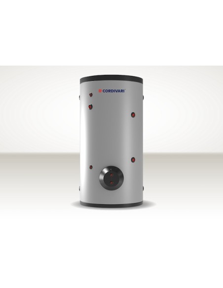Cordivari EXTRA 1 WXC 1000 Bollitore Polywarm con 1 scambiatore estraibile in acciaio inox 316L coibentazione flessibile smontabile 1000lt