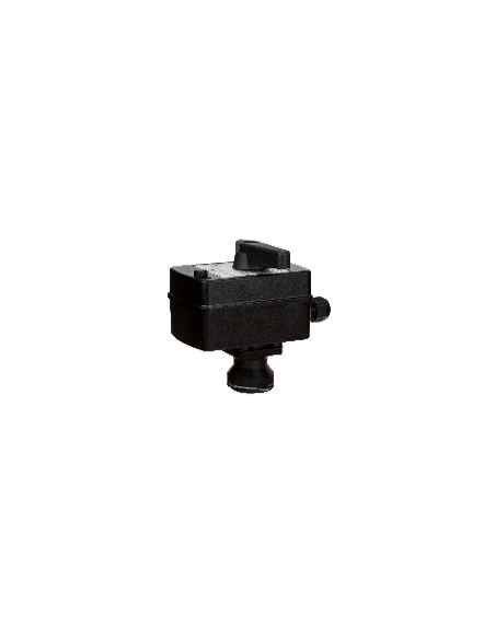 De Pala Motore comando 0÷10v - 120"x90° 24vac per valvole regolazione settore/rotore 3/4" a 1"1/4 con adattatore MIPER-ISO