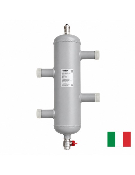 Reblotech HydroBalance CP compensatore/disgiuntore idraulico attacchi 1"1/4 filettati in acciaio al carbonio